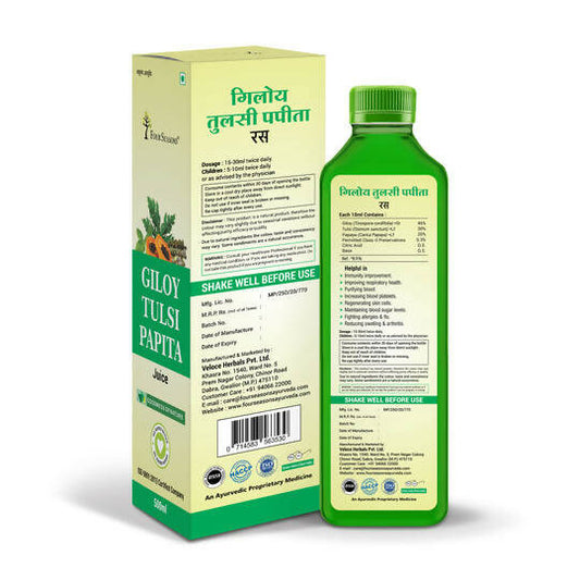 Four Seasons Giloy Tulsi Papita Juice - Swadesiicart