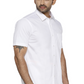 Ramraj Cotton Mens Half Sleeve Formal 100 % Cotton White Shirt | Swadesiicart