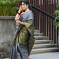 Beatitude Grey Tissue Silk Saree