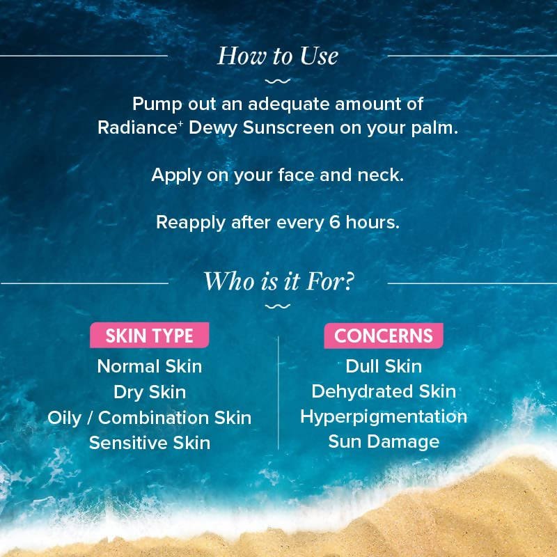 Aqualogica Radiance+ Dewy Sunscreen - Swadesiicart