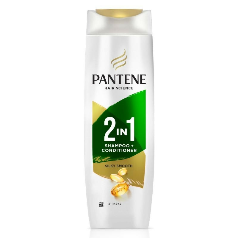 Pantene 2 In 1 Silky Smooth Care Shampoo + Conditioner | Swadesiicart