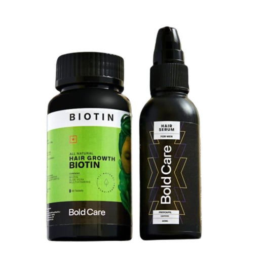 Bold Care Procapil Hair Serum + Biotin Supplements Combo | Swadesiicart