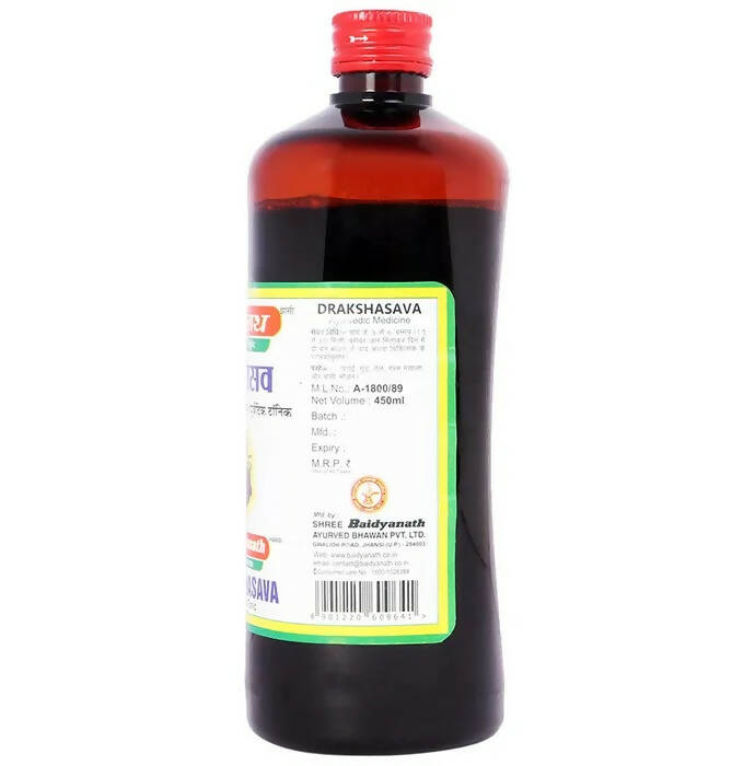 Baidyanath Jhansi Drakshasava Tonic - Swadesiicart
