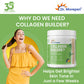 Dr. Morepen Biotin+ Advanced Tablets and Natural Collagen Builder, Orange Berry Flavour Combo - Swadesiicart