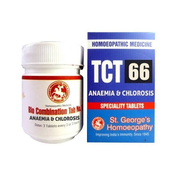 St. George's Homeopathy TCT 66 Tablets | Swadesiicart