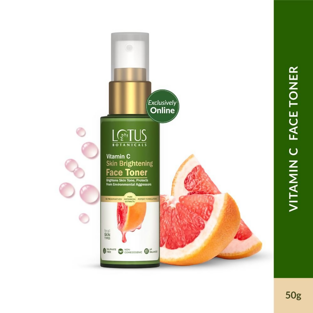 Lotus Botanicals 100x Vitamin C Skin Brightening Face Toner | Swadesiicart