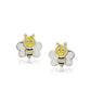 925 Sterling Silver Rhodium Plated Cz Heart Drop Earring For Women - Wahe Jewels - Swadesiicart
