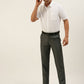 Ramraj Cotton Mens Half Sleeve Formal 100 % Cotton White Shirt | Swadesiicart