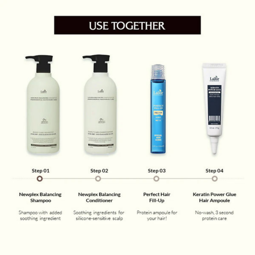 La'dor Newplex Balancing Conditioner - Scalp Soothing Korean Conditioner for Dry Hair - Swadesiicart