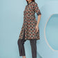 Joban Fashion Elephant Printed Co Ord Set - Beige - Swadesiicart