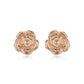 Gold-Polished With Dangling Cz Half Hoop Earring - Wahe Jewels - Swadesiicart
