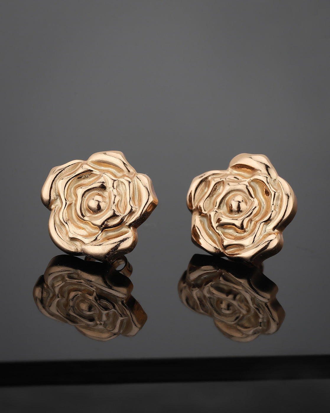 Gold-Polished With Dangling Cz Half Hoop Earring - Wahe Jewels - Swadesiicart