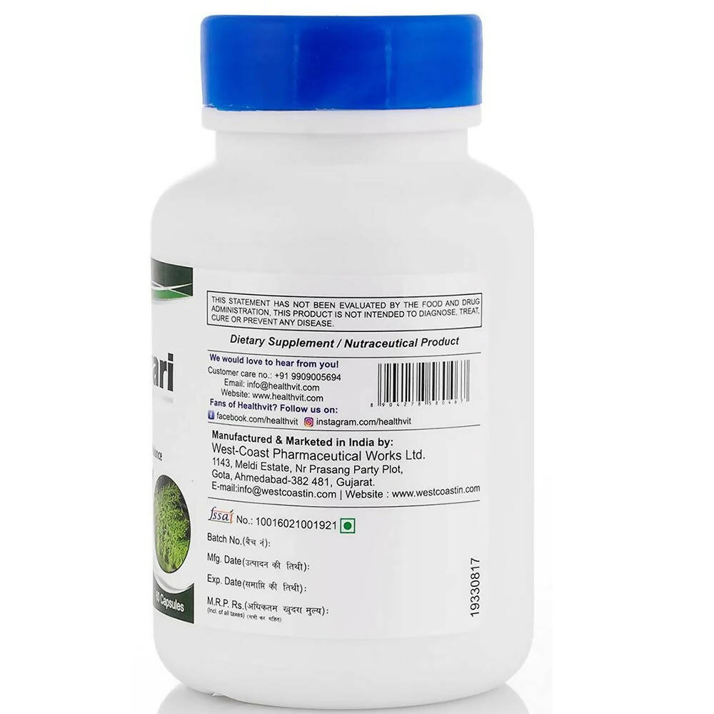 Healthvit Shatavari Capsules - Swadesiicart