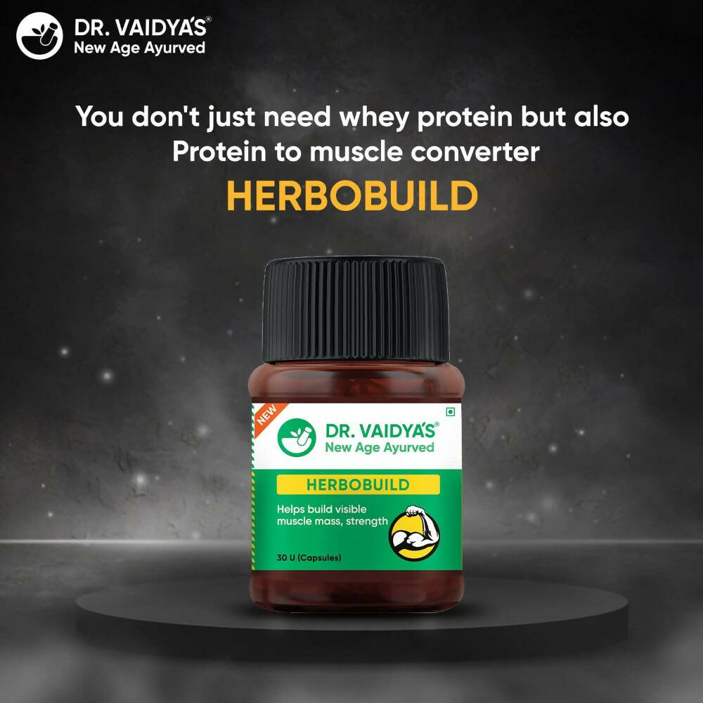 Dr. Vaidya's Herbobuild Capsules - Swadesiicart