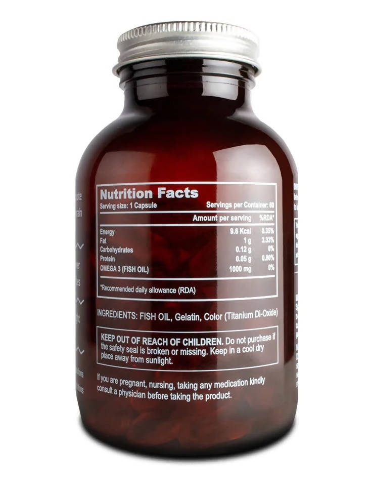 The Vitamin Company Omega-3 Fish Oil Capsules - Swadesiicart
