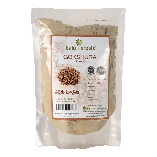 Balu Herbals Gokshura (Palleru) Powder - Balu Herbals