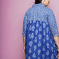 Ahalyaa Women's Traditional wear Tunic - Indigo blue | Swadesiicart