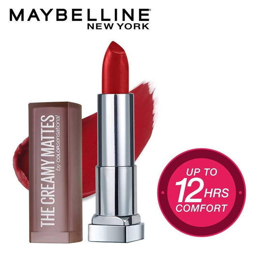 Maybelline New York Color Sensational Creamy Matte Lipstick / 643 Cosmopolitan Red - Swadesiicart