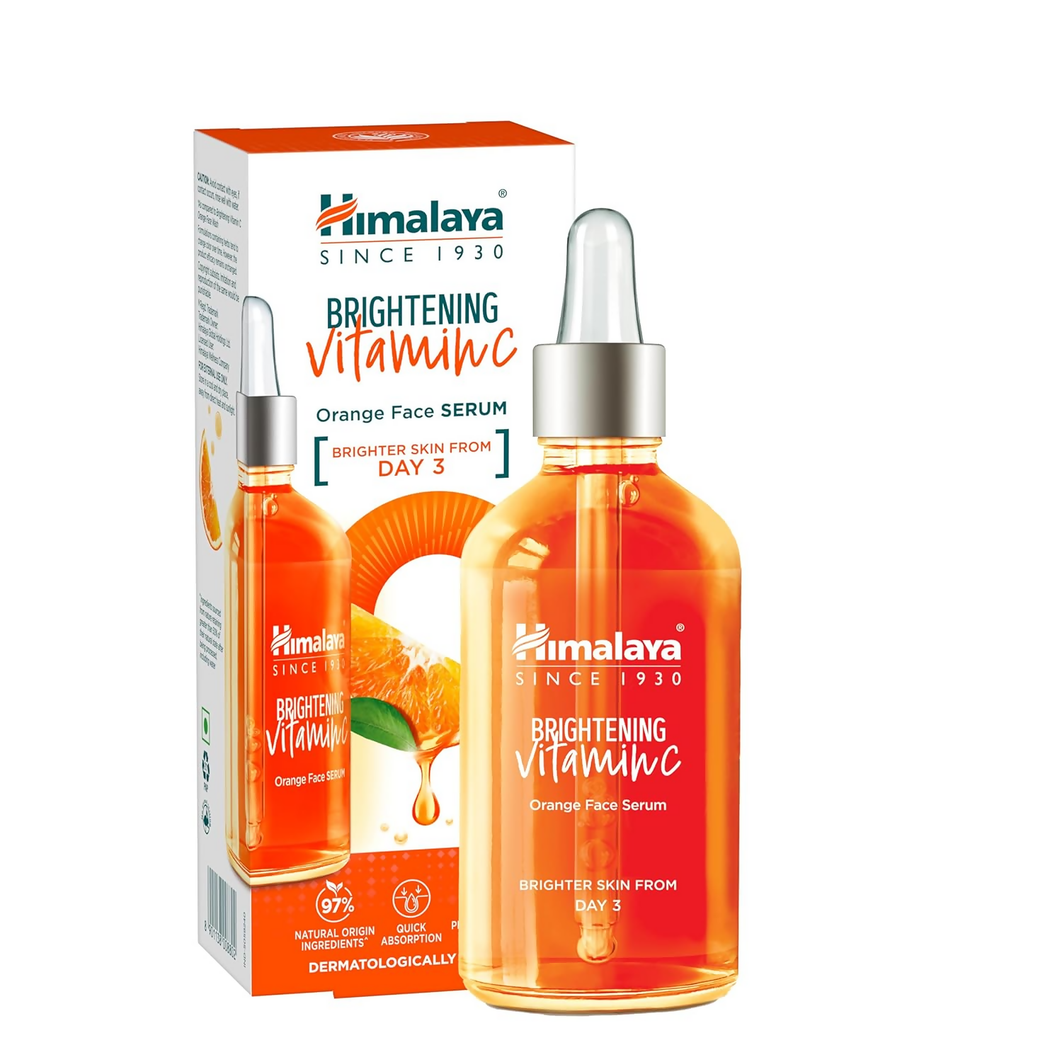 Himalaya Brightening Vitamin C Serum - Swadesiicart
