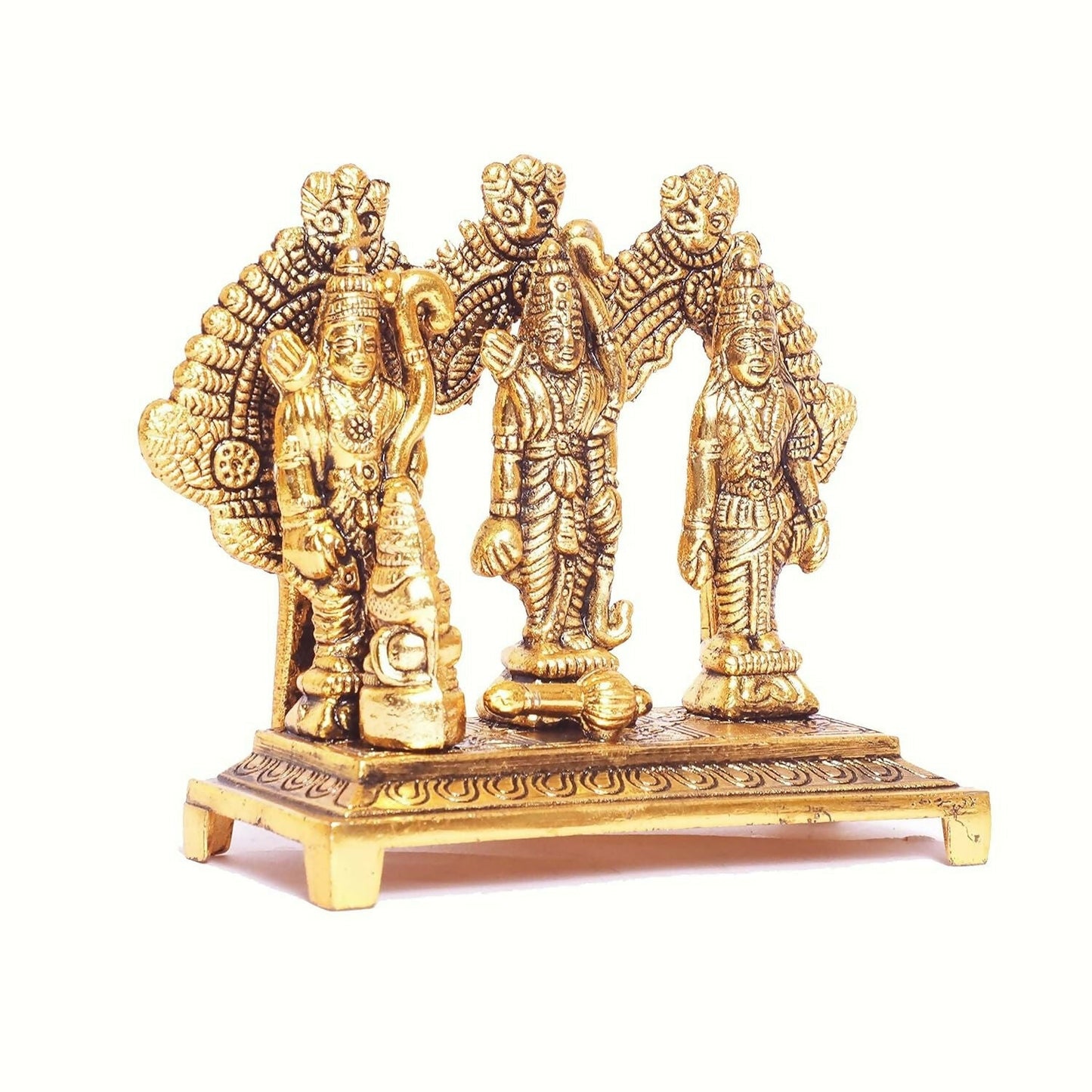 KridayKraft Shri Ram Darbar Metal Statue - Swadesiicart