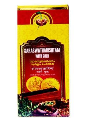 Vaidyaratnam Saraswatharishtam with gold | Swadesiicart