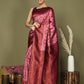 Shree Shyam Fashion Lichi Silk Light Pink Saree