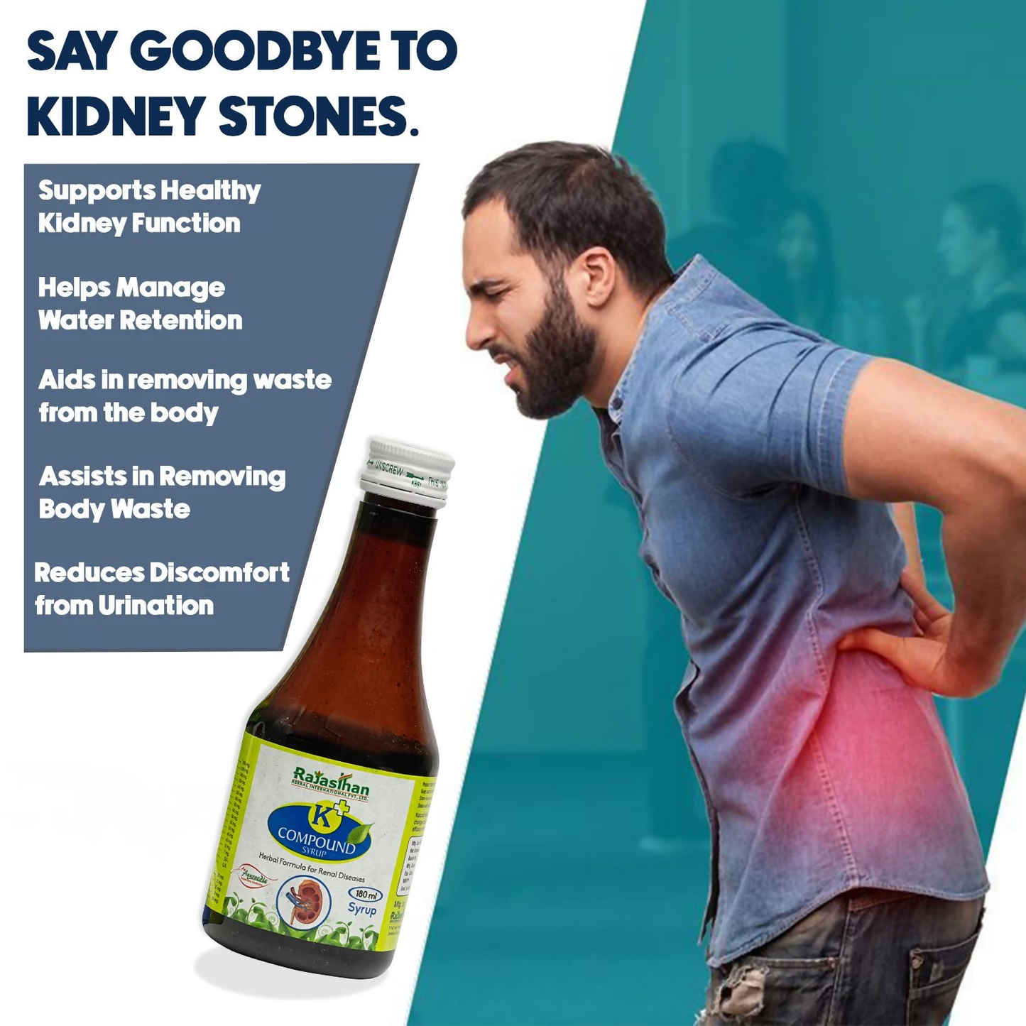 Rajasthan Herbals K+ Compound Syrup | Swadesiicart