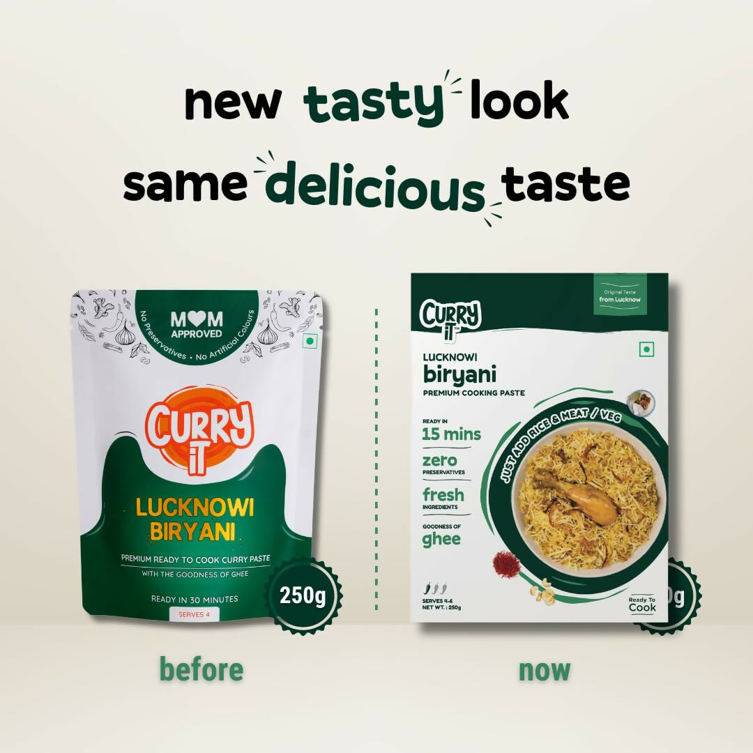 CURRYiT Lucknowi Biryani Premium Ready To Cook Curry Paste - Swadesiicart