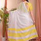 Shree Shyam Fashion The White Loom White Linen Cotton Saree