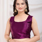 Purple Rangoli Silk Diamond Work Ready To Wear Saree - Tamana | Swadesiicart