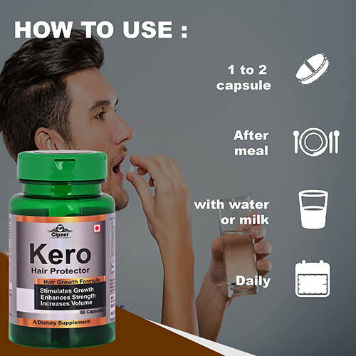 Cipzer Kero Hair Protector Capsules - Swadesiicart