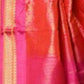 Very Much Indian Silk Handloom Maharani Paithani Complete Brocade Work Throughout Saree Peach Pink | Swadesiicart