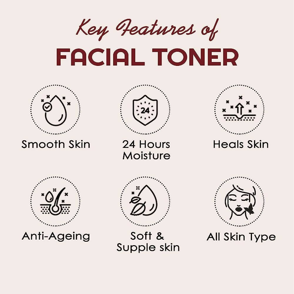 NutriGlow Advanced Facial Toner (Red Wine Toner) - Swadesiicart