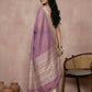 Shree Shyam Fashion Purple Cotton Saree