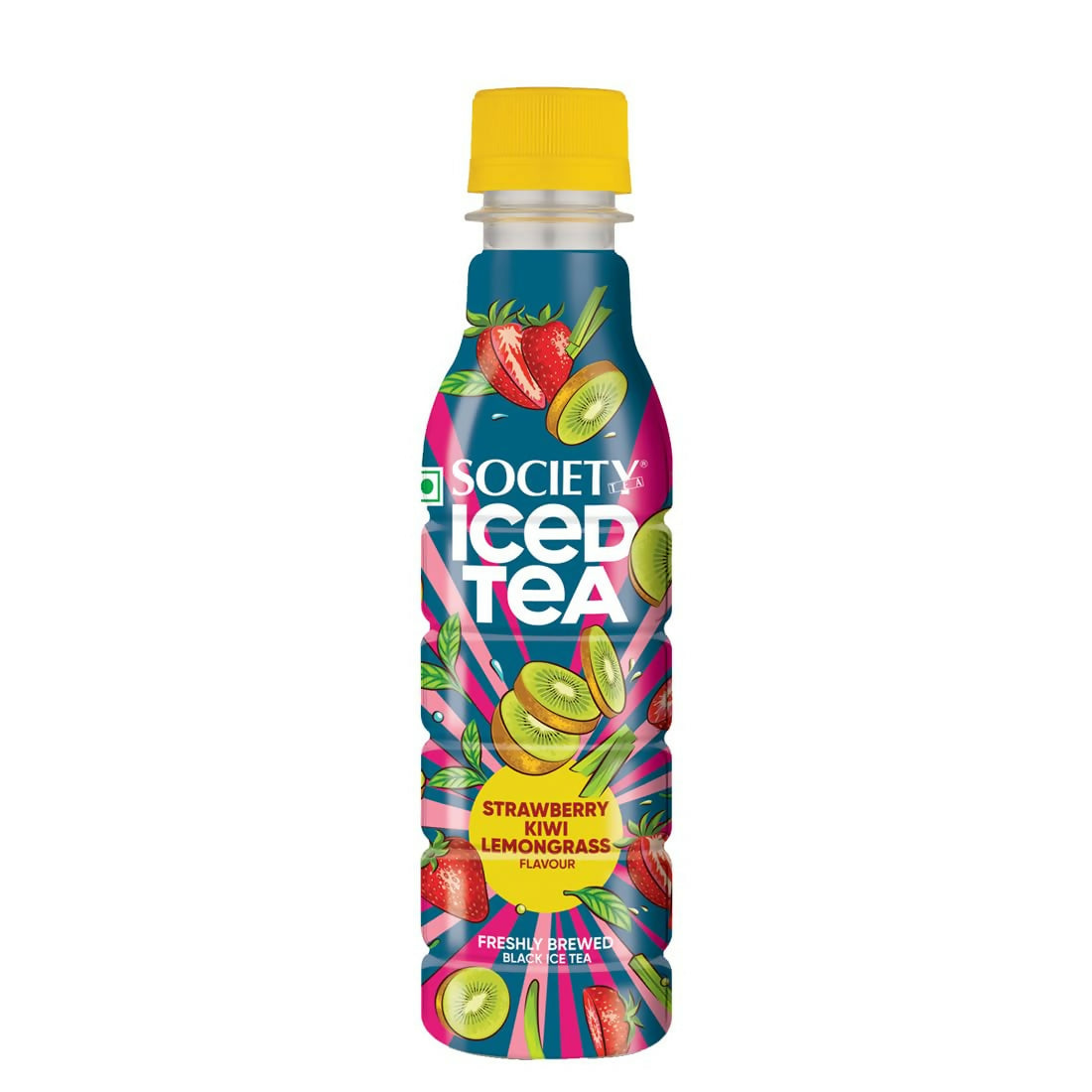 Society Iced Tea Ready to Drink Strawberry Kiwi Lemongrass Flavour | Swadesiicart