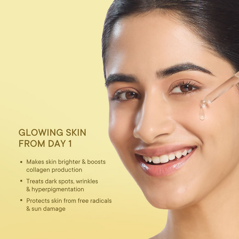 Quench Vitamin C Glow Boost Serum with Yuzu Extracts Brightens & Fades Dark Spots | Swadesiicart