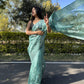 Vamsee Naina Green Organza Saree - Swadesiicart