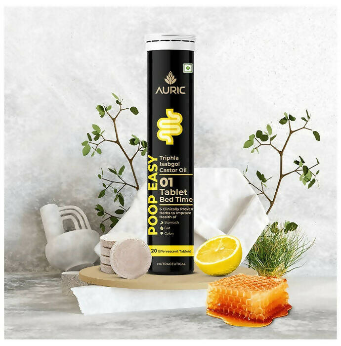 Auric Poop Easy Effervescent Tablets - Swadesiicart