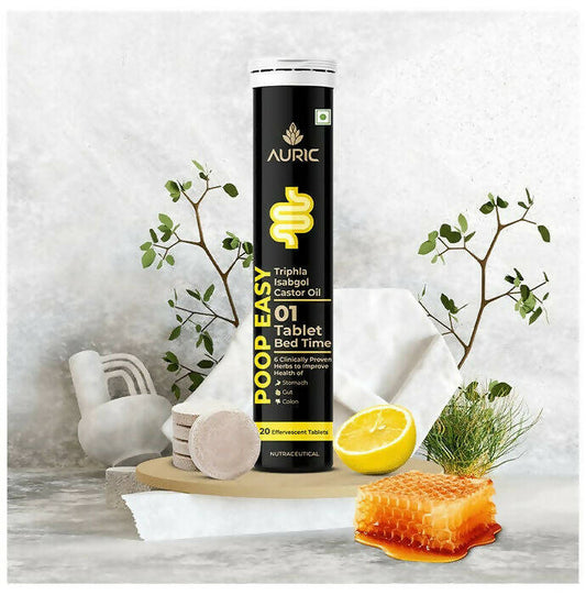 Auric Poop Easy Effervescent Tablets - Swadesiicart