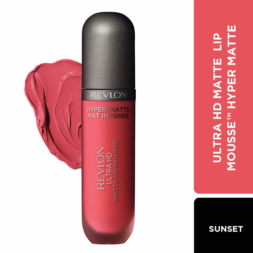 Revlon Hyper Matte Mat Intense Ultra Hd Matte Lip Mousse - Sunset - Swadesiicart