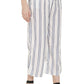 Asmaani White Color Rayon Fabric Stripped Palazzo