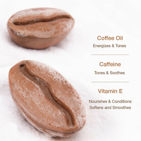 mCaffeine Deep Cleansing Coffee Bathing Bar - Swadesiicart