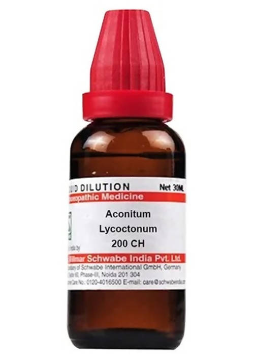 Dr. Willmar Schwabe India Aconitum Lycoctonum Dilution | Swadesiicart