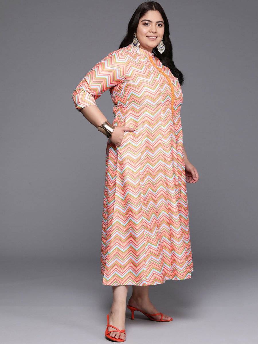 Ahalyaa Women's Traditional wear Ethnic Dress - Multi Color | Swadesiicart