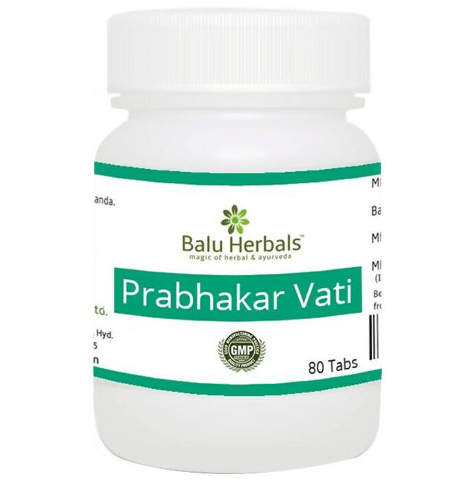 Balu Herbals Prabhakar Vati Tablets - Balu Herbals