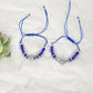 NVR Women & Men Set of 2 Blue Evil Eye Rakhi With Roli Chawal | Swadesiicart