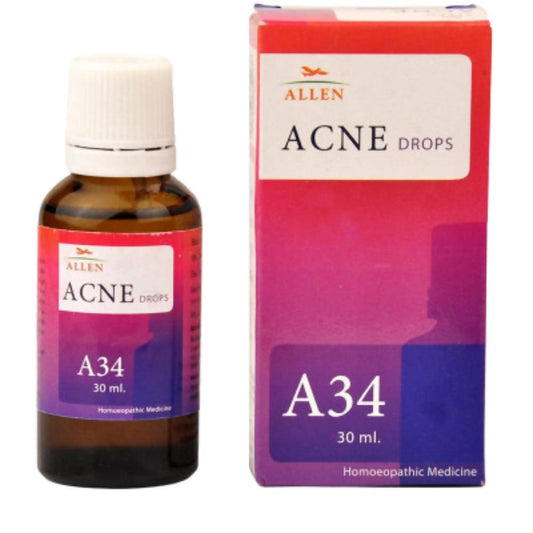 Allen Homeopathy A34 Acne Drops | Swadesiicart