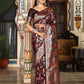 Shree Shyam Fashion Maroon Silk Saree