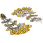 Mominos Fashion Beautiful Silver & Gold Earrings with Jhumkas Design - Swadesiicart