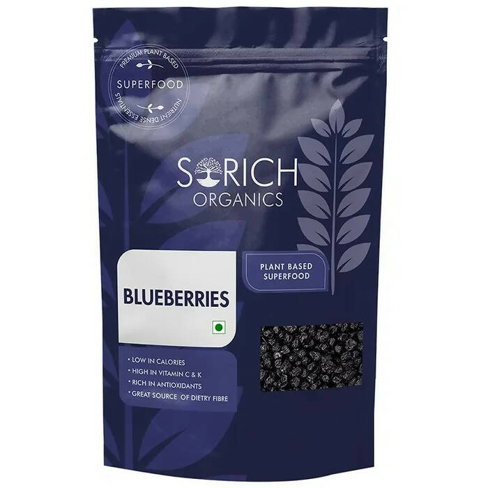 Sorich Organics Plant Based Superfood Blue Berries | Swadesiicart